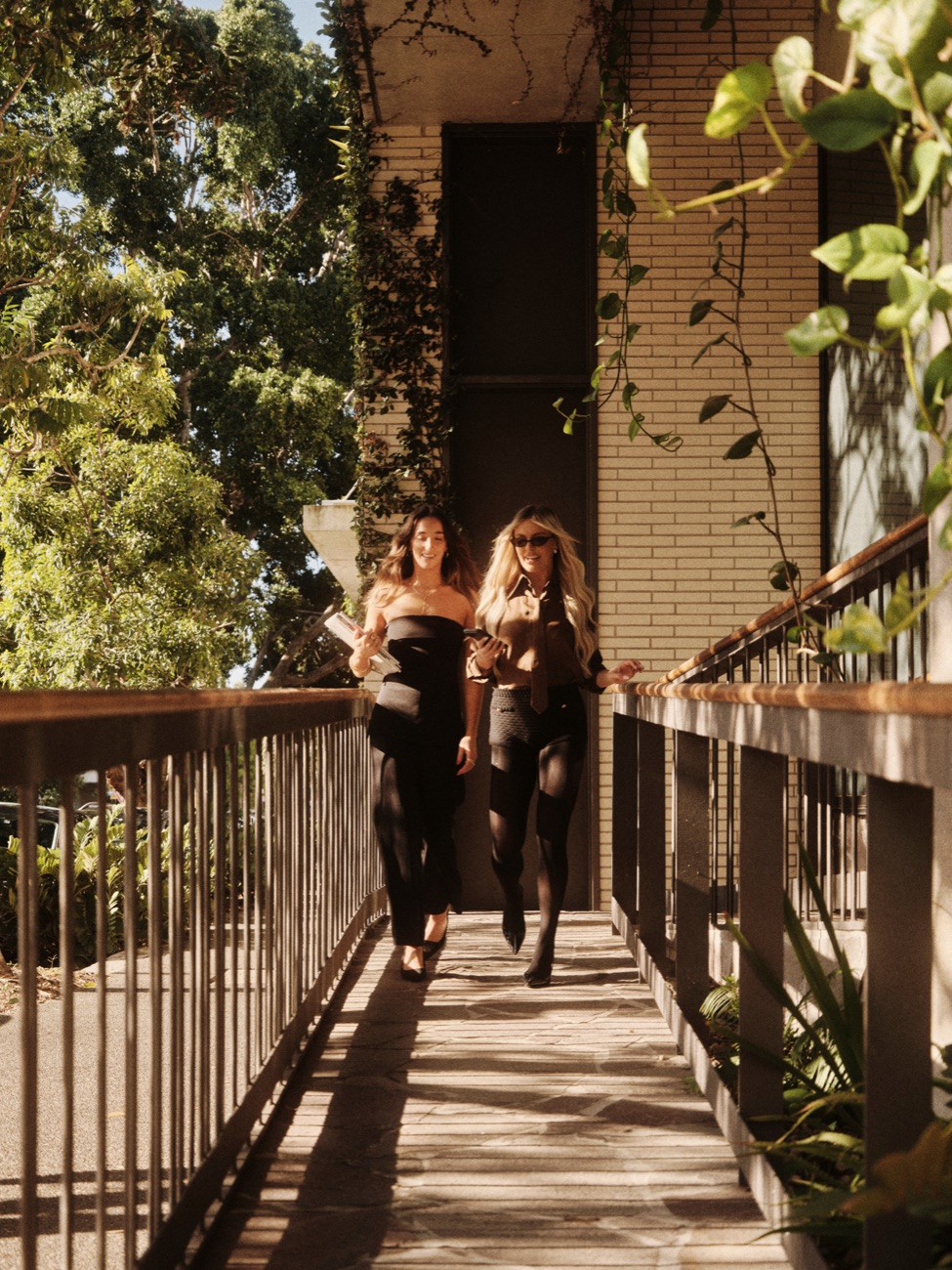 Recruiters walking